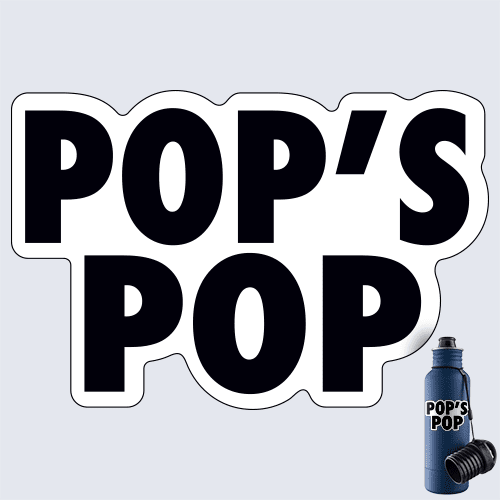 Pop's Pop Decal